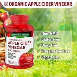 Viên uống giấm táo hữu cơ Nature's Truth Apple Cider Vinegar 1200mg