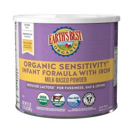 Sữa Bột Cho Trẻ 0 - 12 Tháng Earth's Best Organic Sensitivity Infant Powder Formula 595g