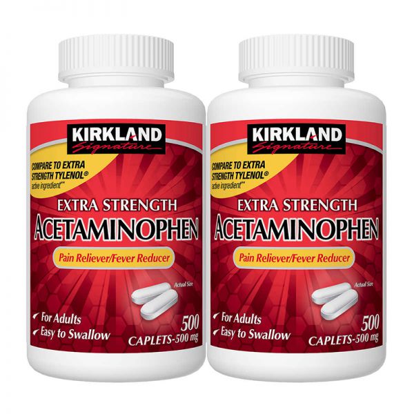 Thuốc giảm đau Kirkland Extra Strength Acetaminophen