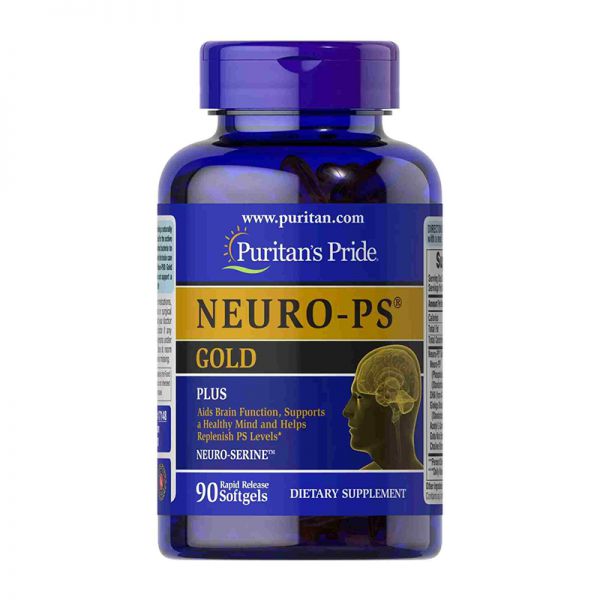 Viên uống tăng cường tuần hoàn não cải thiện trí nhớ Puritan's Pride Neuro PS Gold