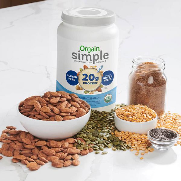 Bột Protein hữu cơ Orgain Simple Organic ( Vị Vanilla )