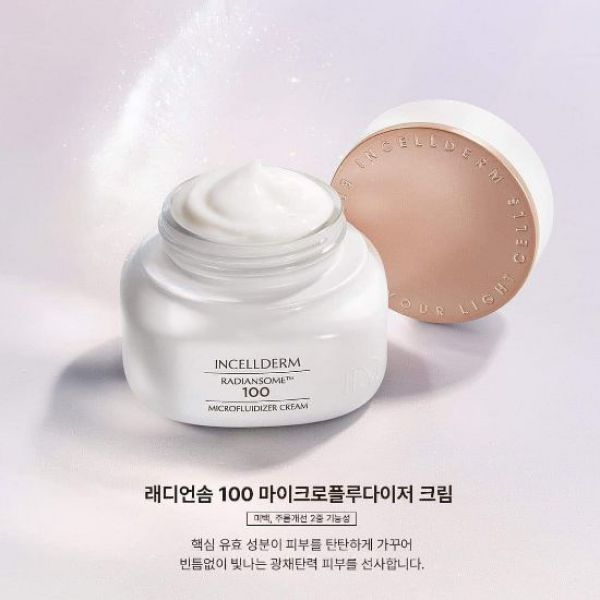 Kem Dưỡng Ẩm Incellderm Radiansome 100 Microfluidizer Cream 50ml