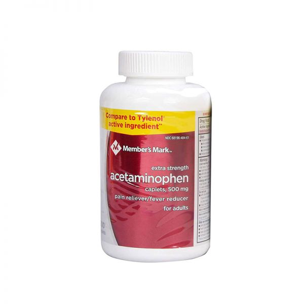 Hạ sốt giảm đau Member's Mark Acetaminophen 500mg