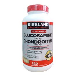 Viên uống Glucosamine Chondroitin Kirkland tăng cường sức khỏe của xương, sụn, khớp.